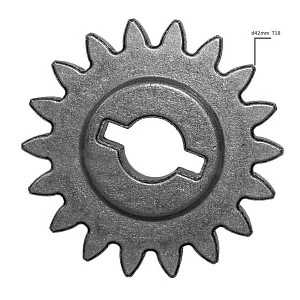 Шестерня привода масляного насоса  ZS182MN, левая