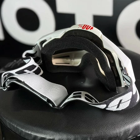 Очки для мотокросса 100% (Replica) хромированная линза